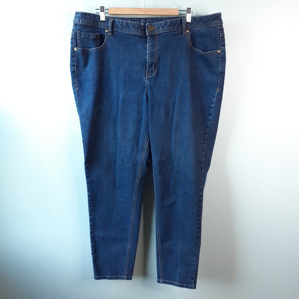 Lane Bryant Skinny Genius Fit Denim Jeans Size 22